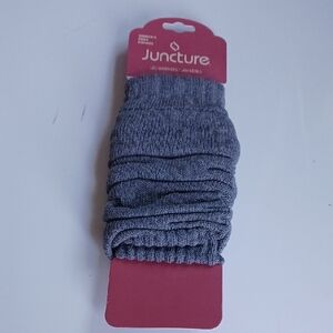 Juncture Leg Warmers Gray New